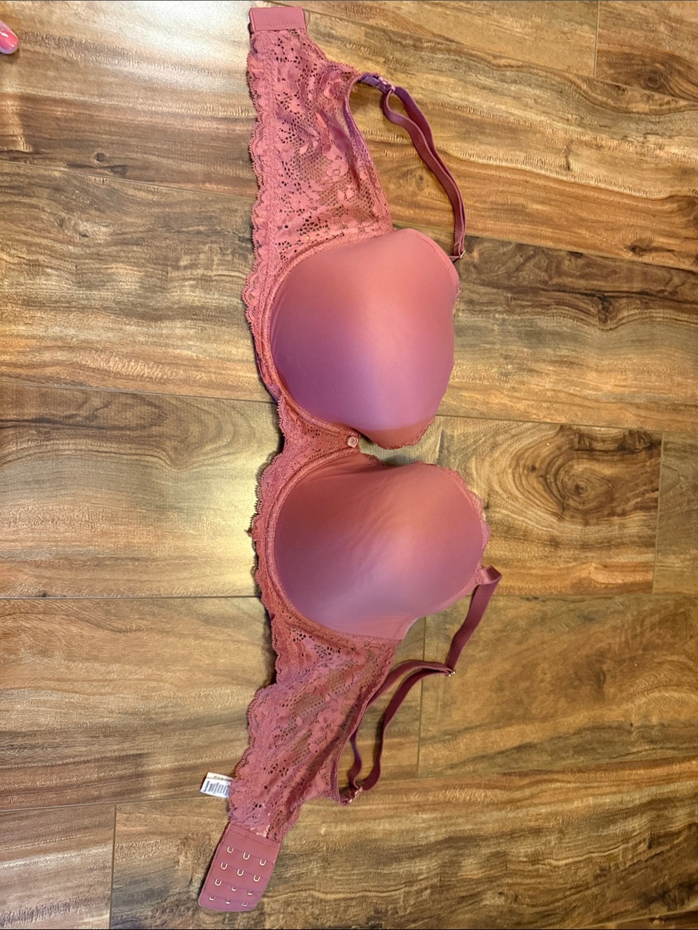 Victoria's Secret Dream Angels Lined Demi Bra - Mauve Pink